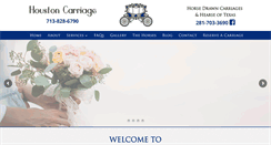 Desktop Screenshot of houstoncarriage.com